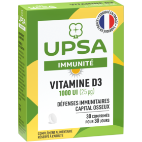 Vitamine D3 1000 UI  30 comprimés