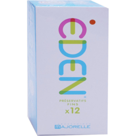 HOMME - Eden Préservatif Lubrifié Fins - 12 préservatifs