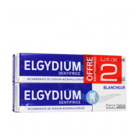 ELGYDIUM Dentifrice Blancheur - 2 x 75 ml