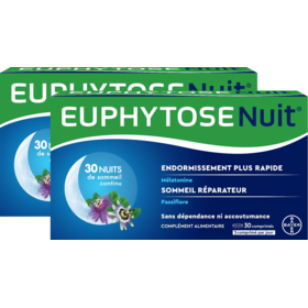 Bayer Euphytose Nuit Lot de 2 x 30 Comprimés