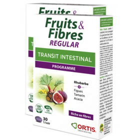 Fruits & Fibres Regular Transit Intestinal - Lot de 2 x 30 comprimés