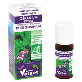 HUILE ESSENTIELLE - Géranium Rosat Bio - 10 ml