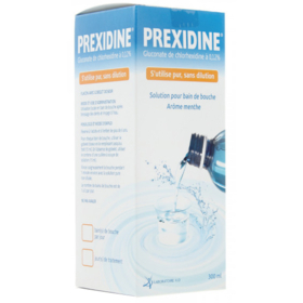 PREXIDINE 0,12% - Solution Bain de Bouche - 300 ml
