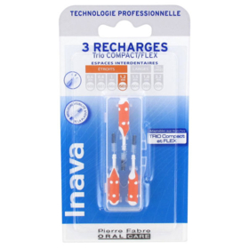 INAVA - Recharge Brossette Interdentaire Orange - 3 recharges