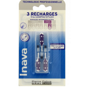 INAVA - Recharges Brossette Interdentaires violet - 3 recharges