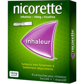 NICORETTE - Inhaleur 10 mg - 6 cartouches