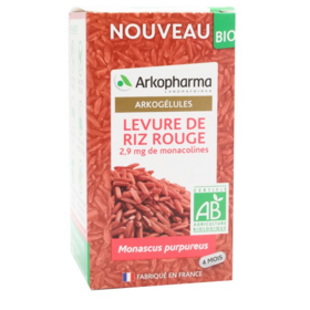 ARKOGELULES - Levure de Riz Rouge Bio - 120 gélules