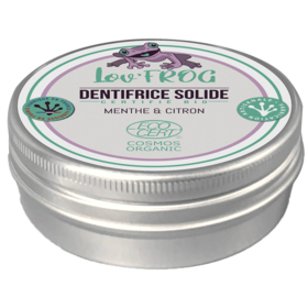 LOV'FROG - Dentifrice Solide Menthe et Citron Bio - 50 g