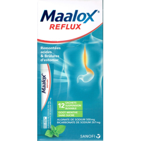 Maalox Reflux Menthe - 12 sachets