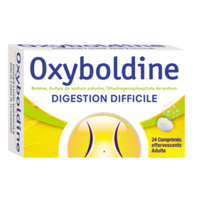 Oxyboldine - Digestion Difficile - 24 comprimés effervescents
