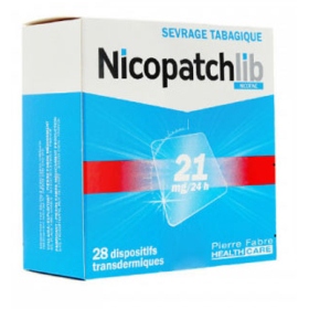 NICOPATCHLIB - Sevrage Tabagique 21 mg/24 h - 28 patchs