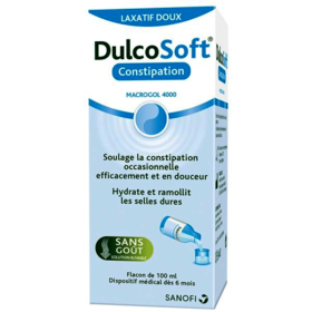 DULCOSOFT - Soulage la constipation & ramollit les Selles - 100 ml