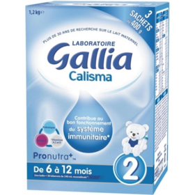 2° AGE - Lait Calisma Pronutra+ - Lot de 3 Sachets x 400 g