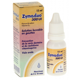 ZYMADUO 300 UI - Solution Buvable en Gouttes Vitamine D -12 ml