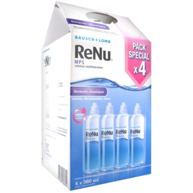RENU - MPS Solution Multifonctions - Lot de 4 x 360 ml