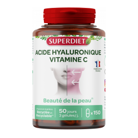 Acide Hyaluronique + Vitamine C - 150 gélules