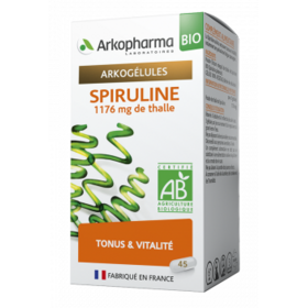 ARKOGELULES - Spiruline Bio  - 45 gélules