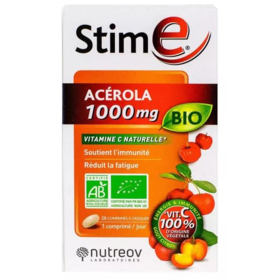 STIM E - Acérola 1000 Bio - 28 comprimés