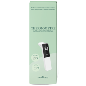 Thermomètre Infrarouge Médical Frontal et Auriculaire - piles fournies