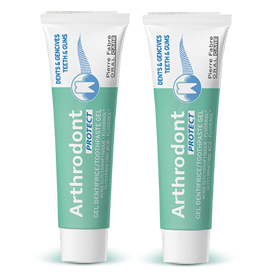 ARTHRODONT - Protect - Gel Dentifrice Fluoré - Lot de 2 x 75 ml