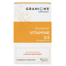 Vitamine D3 (400 UI) - 60 gélules