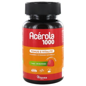 ACEROLA 1000 - Tonus Vitalité - 30 gummies