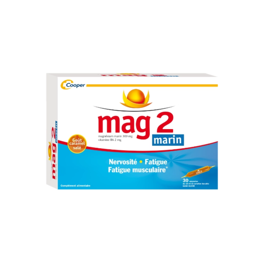 MAG 2 Marin Magnésium 30 ampoules buvables