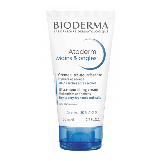 Bioderma Atoderm Crème Ultra-Nourrissante Mains & Ongles Lot de 2 x 50 ml