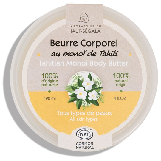 Beurre Corporel au Monoï de Tahiti Bio - 120 ml