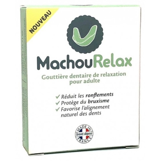 MACHOURELAX - Gouttière Dentaire de Relaxation pour Adulte - 1 Dispositif