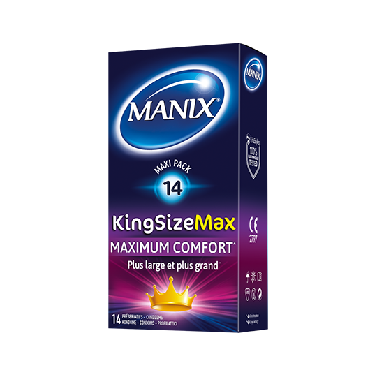 KINGSIZE Max - Maximum Confort - 14 préservatifs 