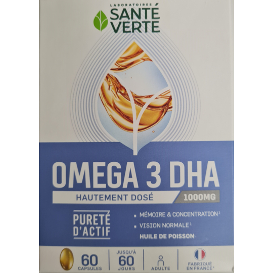 OMEGA 3 - DHA 1000 mg - 60 capsules