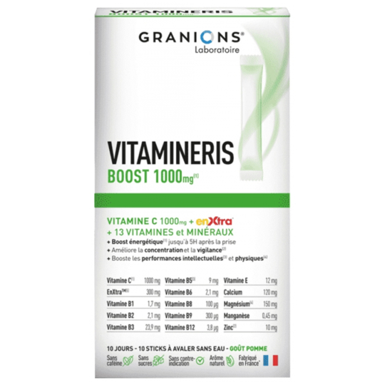 GRANIONS Vitamineris Boost 1000 mg - 10 Sticks