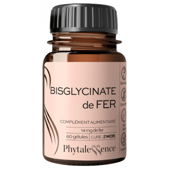 Bisglycinate de Fer - 60 gélules