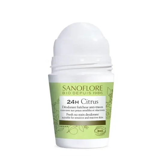 Sanoflore Déodorant 24H Roll-On Citrus 50 ml