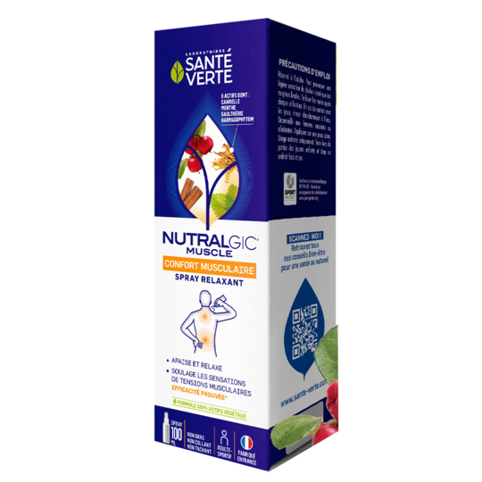 NUTRALGIC MUSCLE - Confort Musculaire - Spray Relaxant - 100 ml