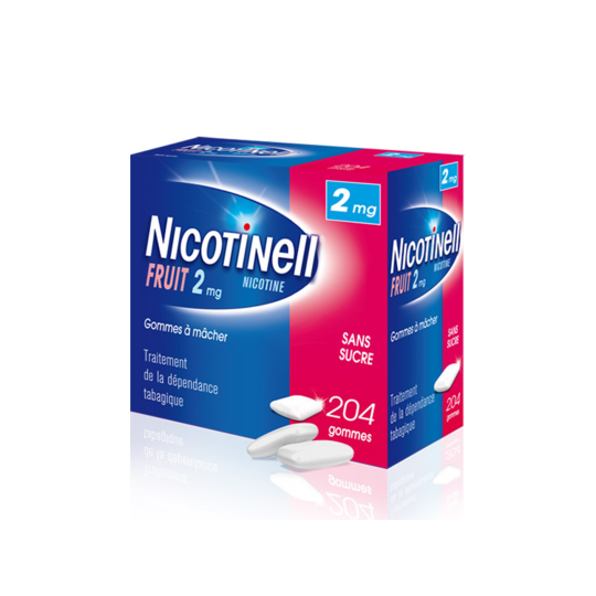 Nicotinell 2 mg Fruit  204 gommes