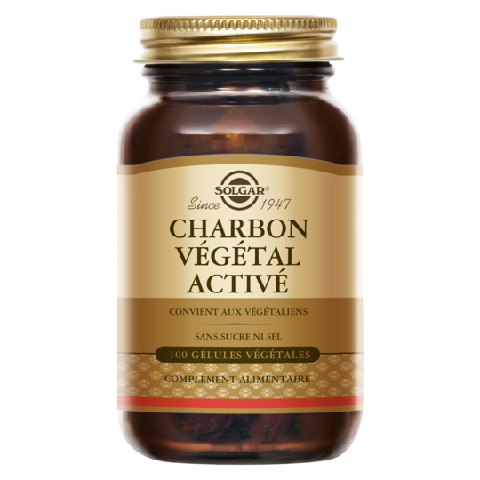 Charbon Végétal Activé - 100 Gélules