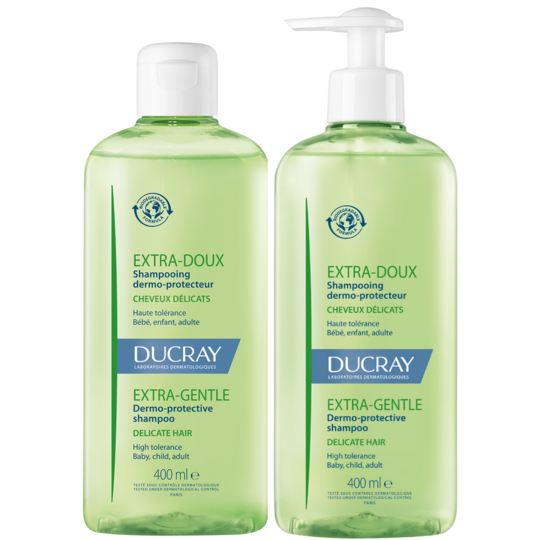 EXTRA-DOUX - Shampooing Dermo-Protecteur - 2 X 400 ml