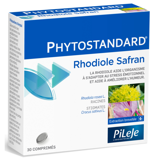PHYTOSTANDARD - Rhodiole et Safran - 30 comprimés