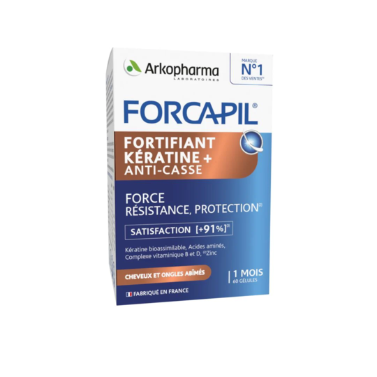 Arkopharma Forcapil Kératine+ 60 Gélules