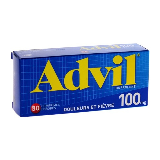 Advil 100 mg Enfant - 30 comprimés enrobés
