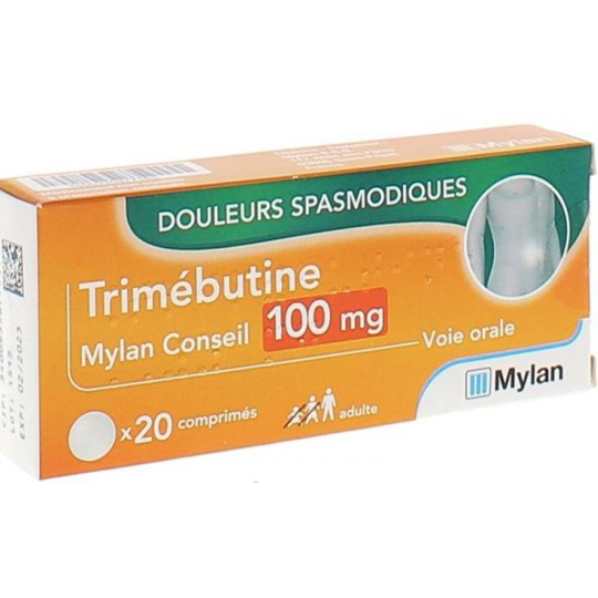 Trimebutine - Douleurs Spasmodiques 100 mg - 20 comprimés