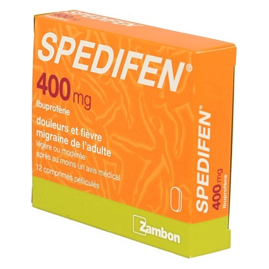 SPEDIFEN - Douleurs & Fièvre 400 mg - 12 comprimés