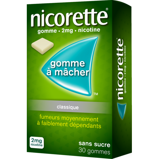 NICORETTE - Gomme Original 2 mg - 30 gommes