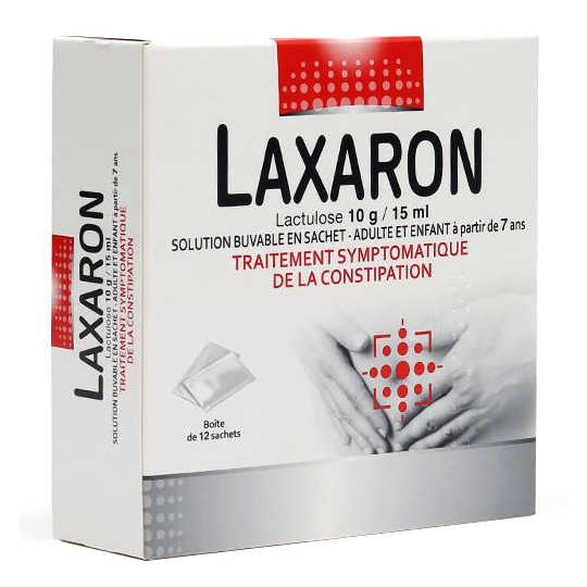 LAXARON - Lactulose 10g/15ml - Constipation - 12 Sachets