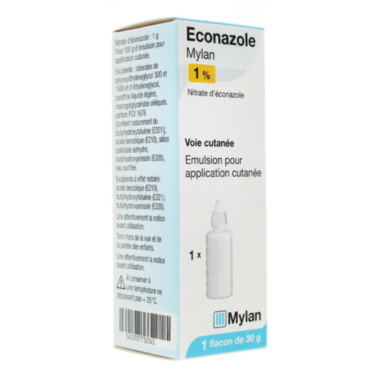 ECONAZOLE - 1% Émulsion Nitrate d'Éconazole - 30 g