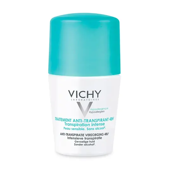Vichy Traitement Anti-Transpirant 48h Roll-On Lot de 2 x 50 ml