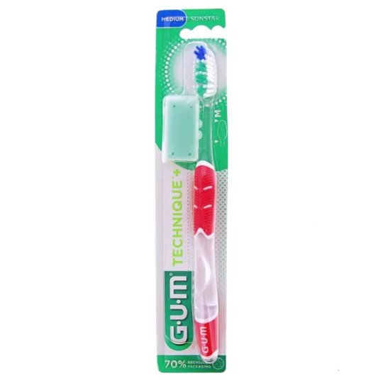 Gum Technique + Brosse à Dents Medium Compacte 492 Adultes