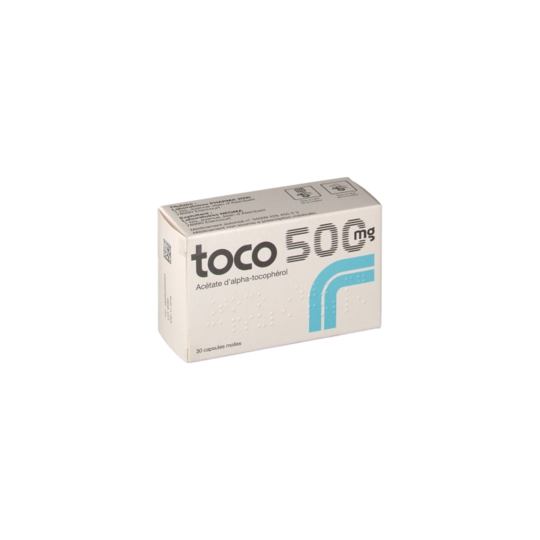 Toco 500 mg Vitamine E  30 capsules